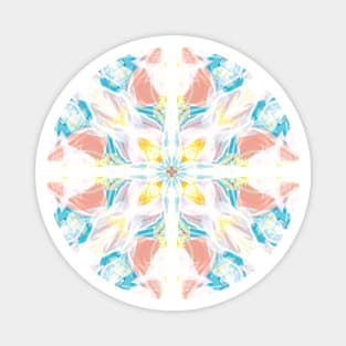 Abstract Floral Design Magnet